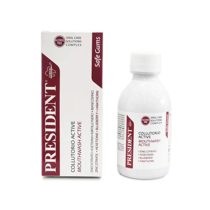 PRESIDENT ACTIVE MOUTHWASH 200ML