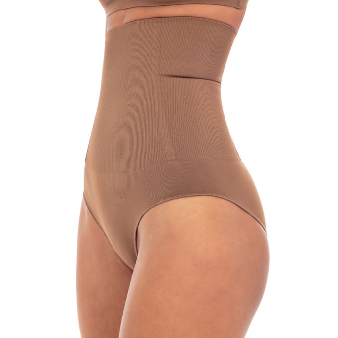 PILE HIGH CUT PANTIES/COCOA /XL (GG)