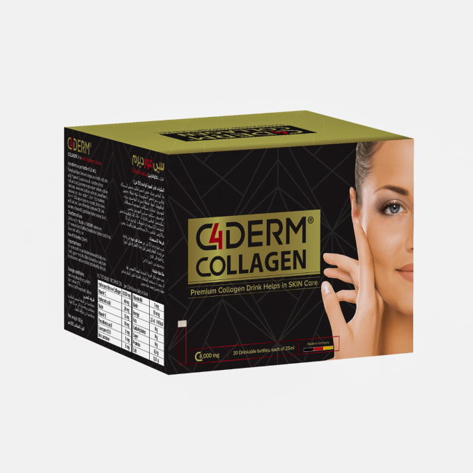 C4 Derm Collagen Drink Ampoules for Skin and Hair Vitality 30x25ml