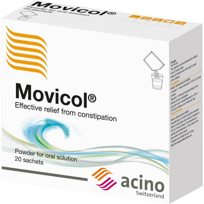 MOVICOL POWDER FOR ORAL SOLUTION 20 S