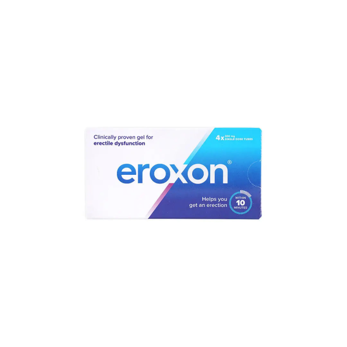 Eroxon Erectile Dysfunction Treatment Gel - 4 Single Dose Tubes