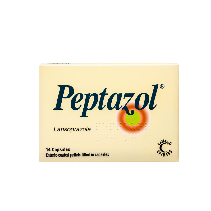 PEPTAZOL 30MG CAP 14S