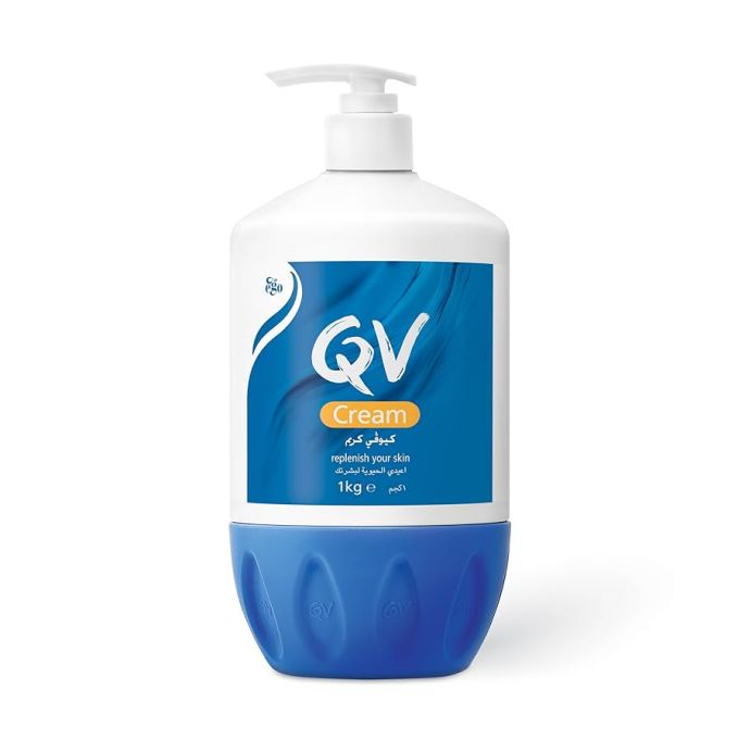 QV Cream 1kg Pump Bottle - Rich & Protective Family Size Moisturiser