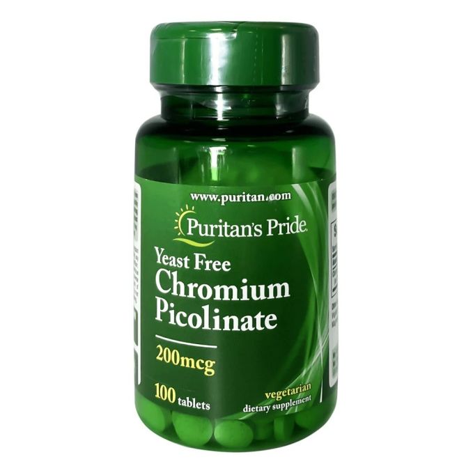 PURITAN'S PRIDE CHROMIUM 200 MG 100 TABLET