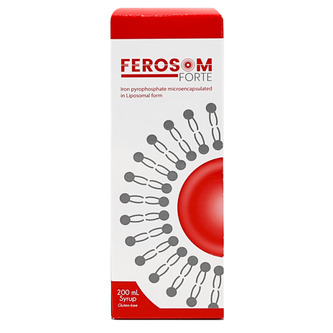 FEROSOM FORTE SYRUP 200 ML