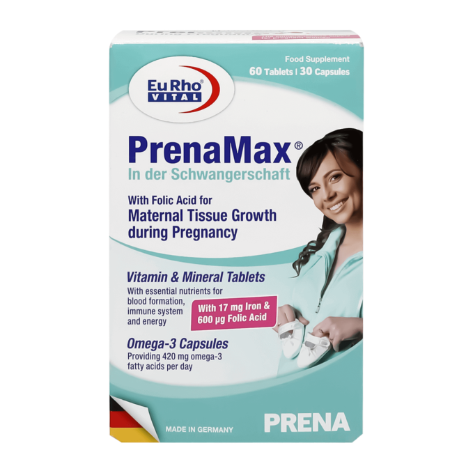 EURHO VITAL PRENAMAX 60 TAB/30 CAP