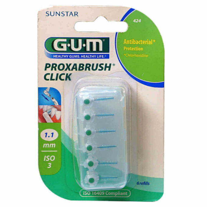 GUM PROXA BRUSH REFILL ULTRA 1.1MM