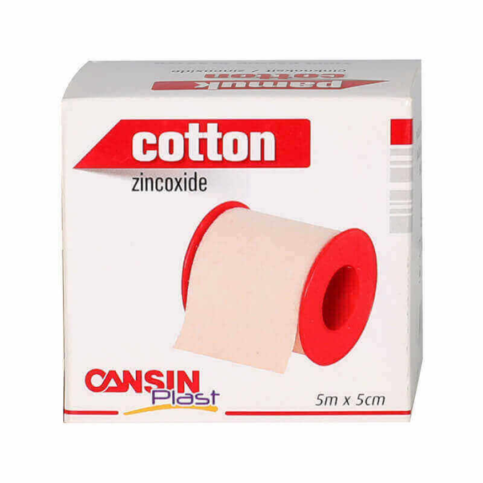 CANSINPLAST SURG COTT PLAST 5*5CM