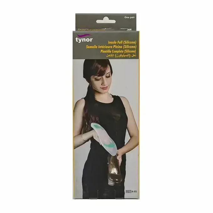 TYNOR K-01,M INSOLE FULL SILICON(PAIR)