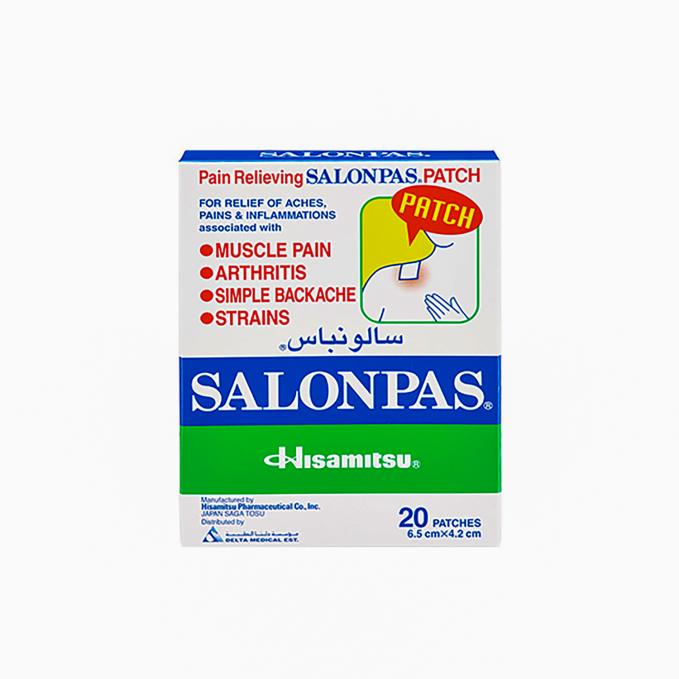 SALONPAS 20 PATCHES 6.5CM * 4.2 CM