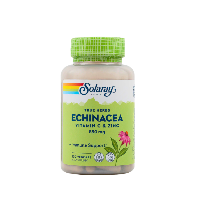 SOLARAY ECHINACEA VIT C & ZINC 100 CAP