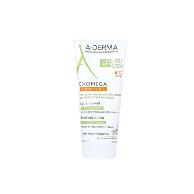 A-Derma Exomega Control Emollient Lotion For Atopic Skin 200ml