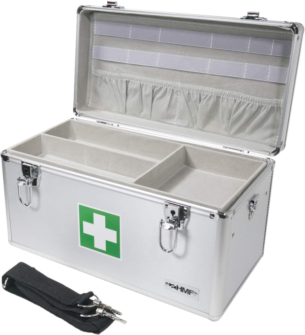FIRST AID BOX ALUMINIUM LARGE FM
