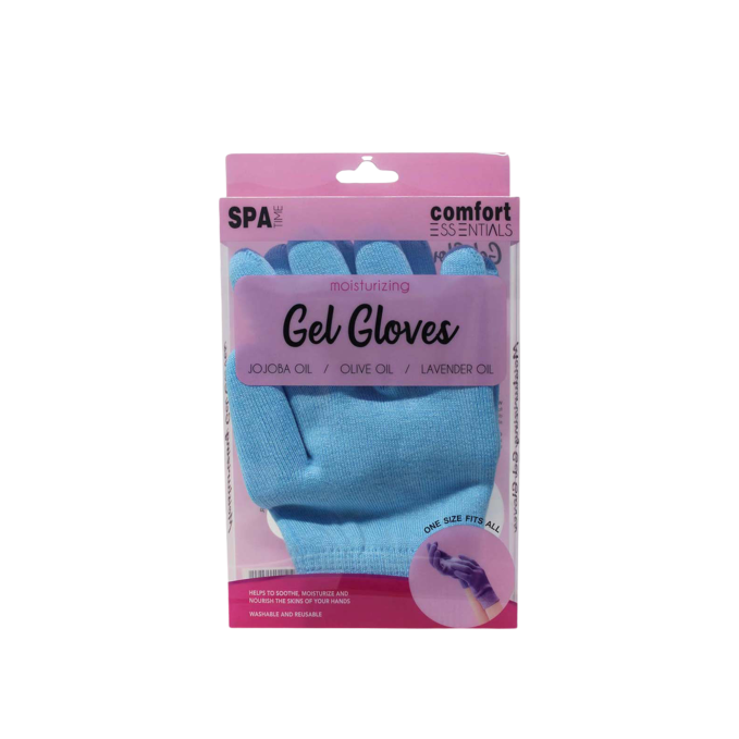 Spa Time Moisturizing Gel Gloves - Intense Hand Care with Jojoba & Olive Oil