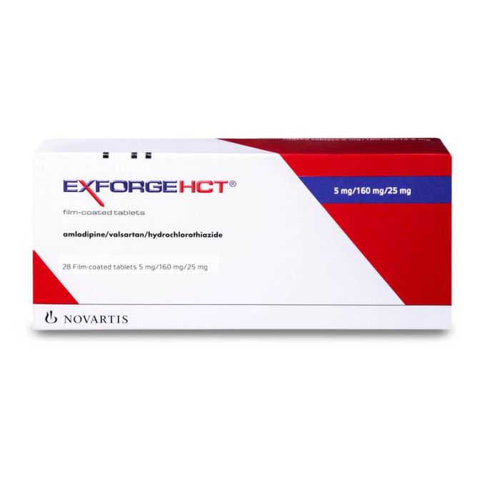 EXFORGE HCT 5MG/160/25MG TAB 28S