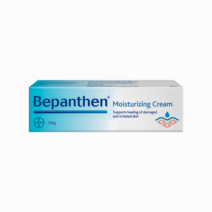 Bepanthen Moisturizing and Healing Cream for Damaged Skin 100g