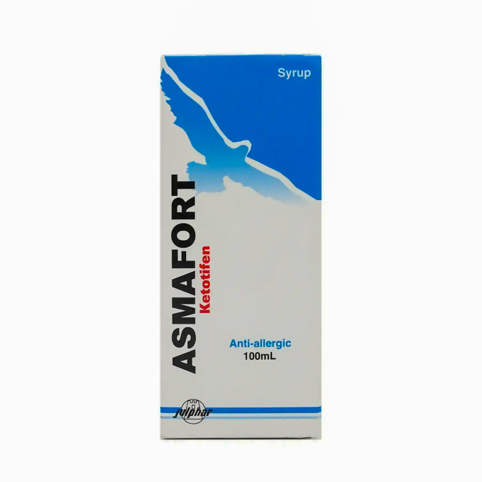 Asmafort Ketotifen Anti-allergic Syrup 100ML