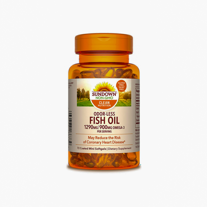 SUNDOWN FISH OIL1290MG 72SG