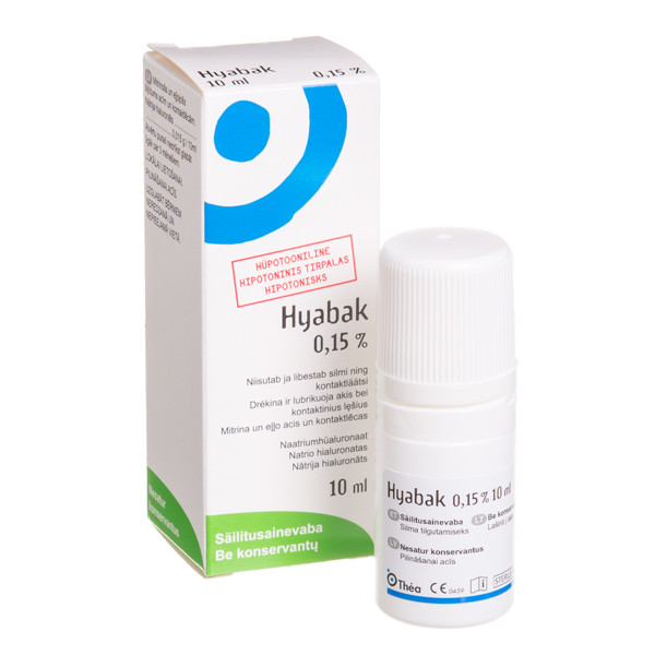 HYABAK 0.15% EYE DROPS 10ML