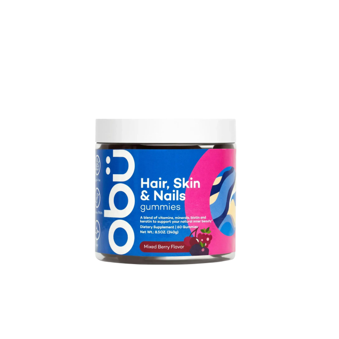 OBU HAIR , SKIN & NAILS 60 GUMMIES