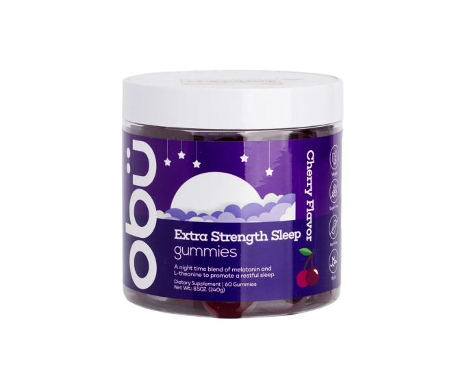 OBU EXTRA STRENGHT SLEEP (CHERRY FLAVOR) 60 GUMMIES