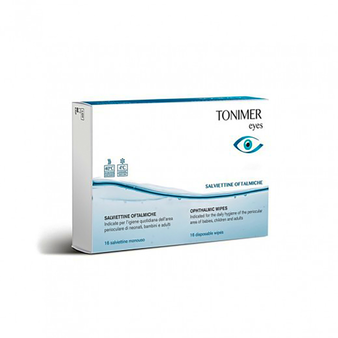 TONIMER 16 OPHTHALMIC WIPES