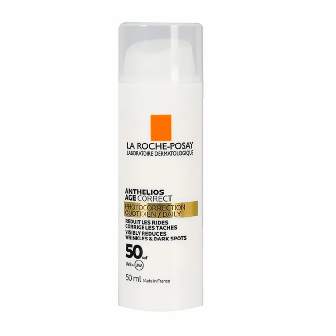 La Roche-Posay Anthelios Age Correct - Anti-Aging Face Sunscreen to Reduce Wrinkles & Dark Spots 50ml