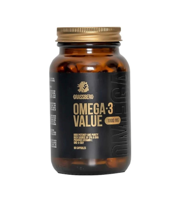 GRASSBERGÂ OMEGA-3 1000MG