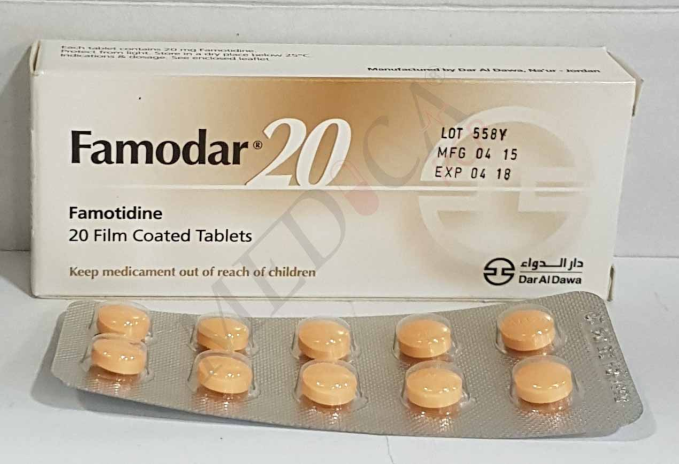 Famodar 20mg Famotidine Tablets