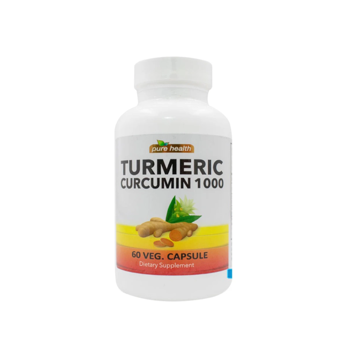PURE HEALTH TURMERIC ( CURCUMIN ) 1000 / 60 CPAS