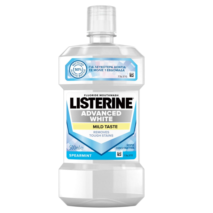 LISTERINE M.W ADVANCED WHITE 500ML