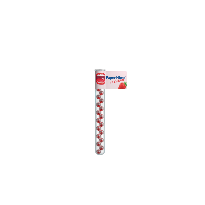 PAPERMINTS 18 COOLCAPS (STRAWBERRY)