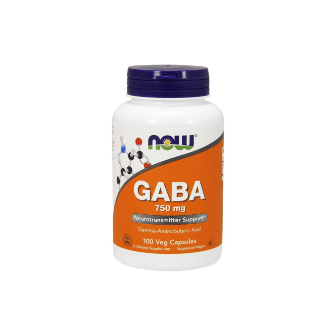 NOW GABA 750 MG 100 VEGCAPS