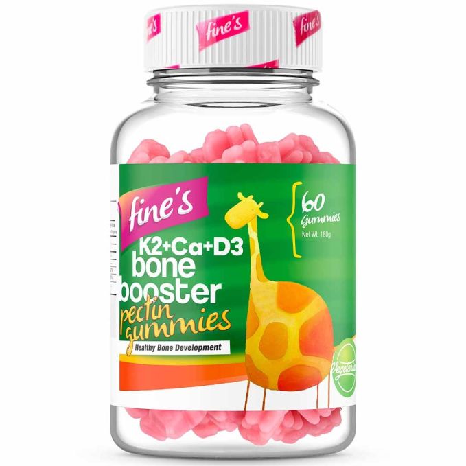 FINES BONE K2+CA+D3 60 GUMMIES