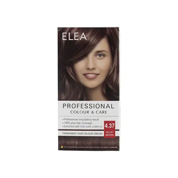 ELEA HAIR COLOR NO. 4.37 VELVET BROWN