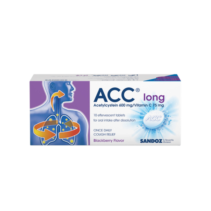 ACC EFFERV. LONG TAB 600MG 10 S
