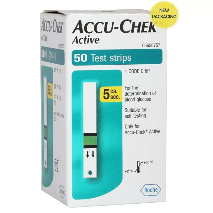 ACCU CHEK ACTIVE 50 STRIPS
