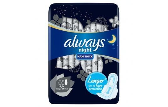 ALWAYS NIGHT MAXI THICK 24PAD