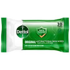 DETTOL ANTIBACTERAL 20WIPES