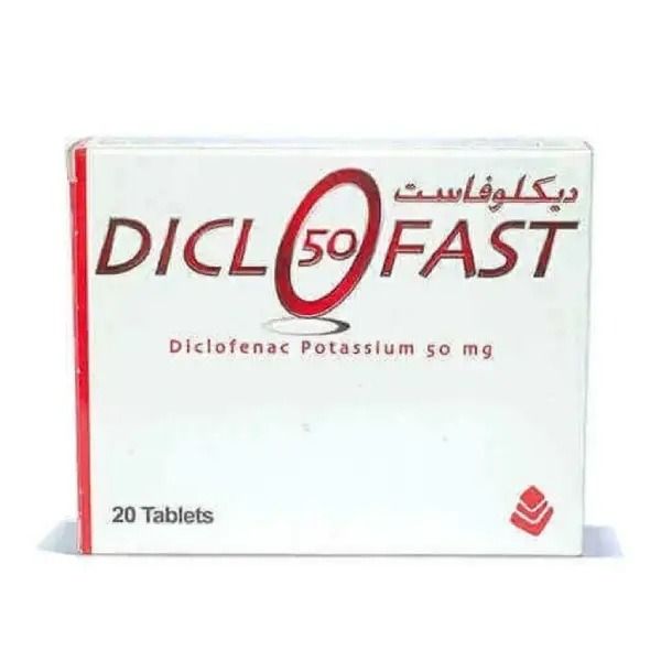 DICLOFAST 50MG TAB 20S