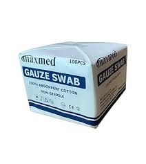 SUNMED NON STERILE GAUZE SWABS 10*10