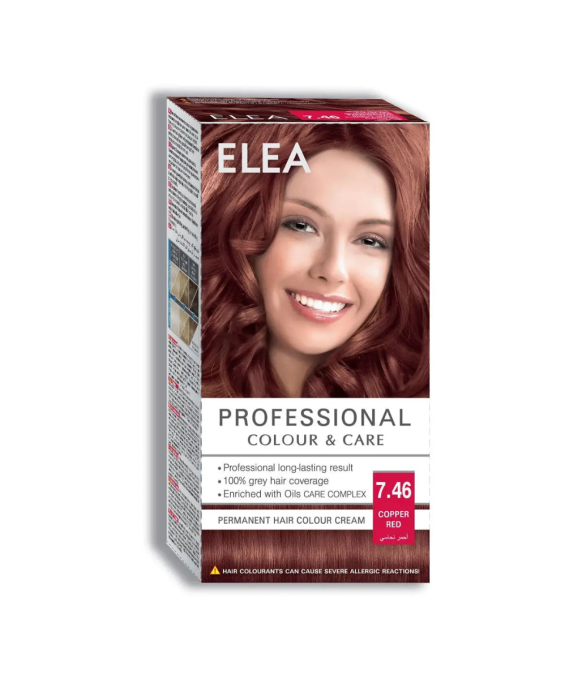 ELEA HAIR COLOR NO. 7.46 COPPER RED