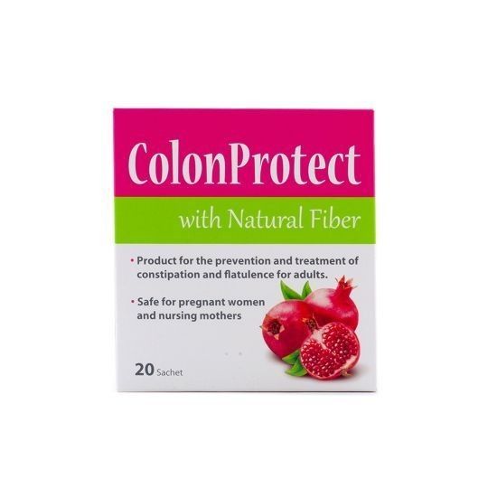 Colon Protect with Natural Fiber Pomegranate Flavor - 20 Sachets