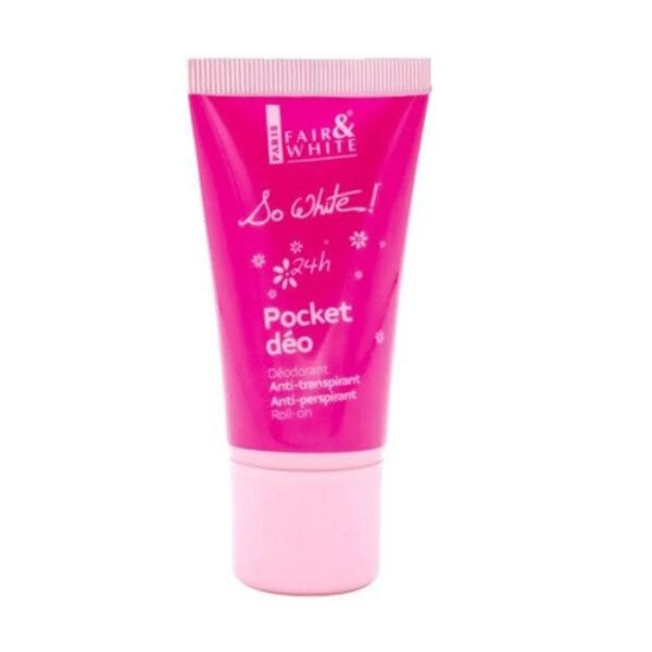 F&W SO WHITE DEO ROLL 50 ML PINK