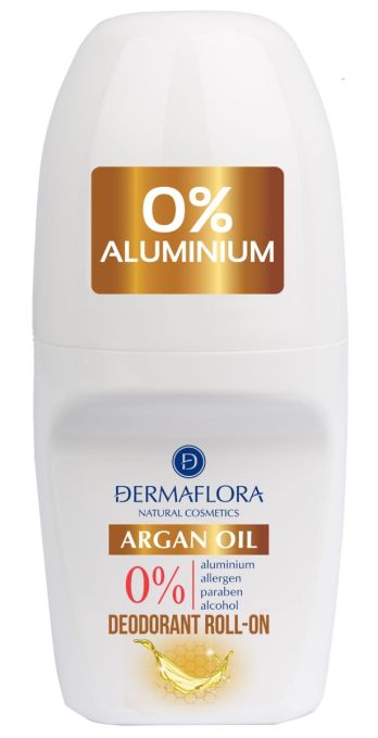 DERMAFLORA ARGAN OIL ROLL ON DEO 50ML