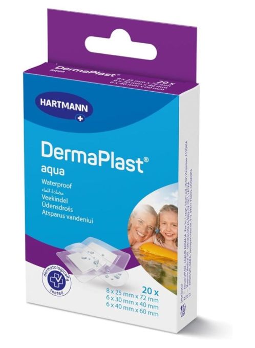 HARTMANN DERMAPLAST AQUA 3 SIZES 20 P