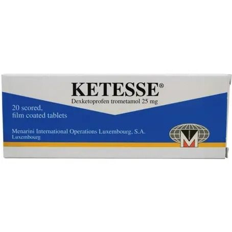 KETESSE 25 MG 20 TAB