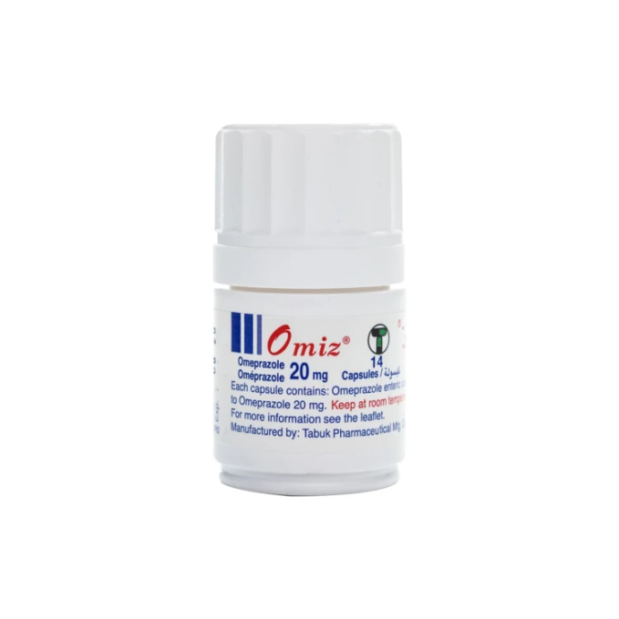 OMIZ 20MG 14 CAP
