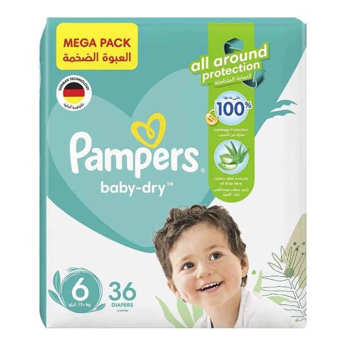 PAMPERS SIZE (6) 36 PIC