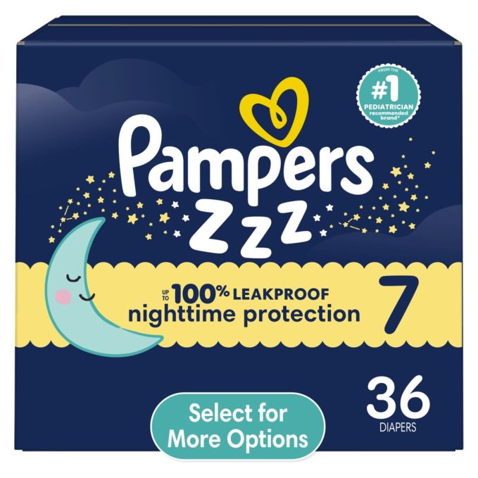 PAMPERS SIZE (7) 36 PIC